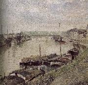Camille Pissarro port painting